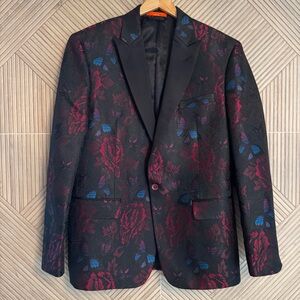 TALLIA Floral Dinner Jacket, Sports Coat, 44R